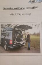 80kg Car Hoist for Mobility Scooter