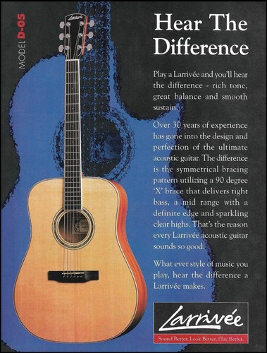 Larrivee model acoustic - model, d-05