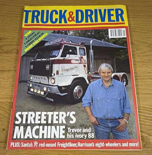 Truck driver magazine cover - truck,