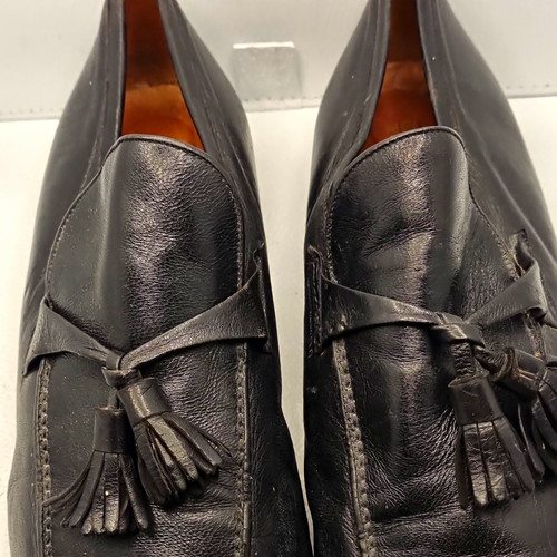 Bally black leather - black, tassel