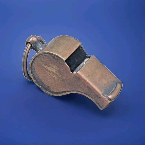 Vintage copper whistle - whistle, with