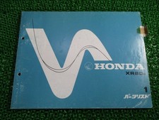 XR80 Parts List 1st Edition