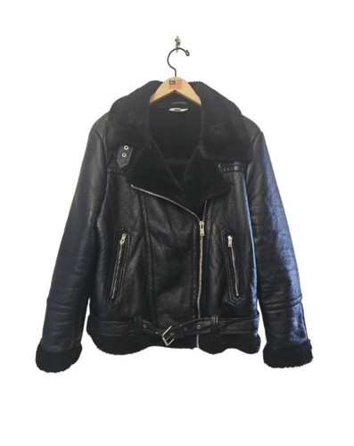 Topshop womens black - topshop, faux