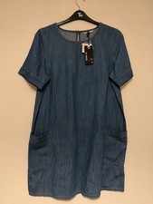 Tu Ladies Blue Denim Dress. UK