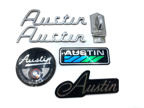 Vintage austin car badges - austin,