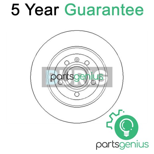 Genius rear brake disc - rear, fits