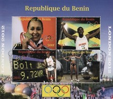 London Olympics 2012 Jessica Ennis-Hill MNH stamp sheetlet (NL206)