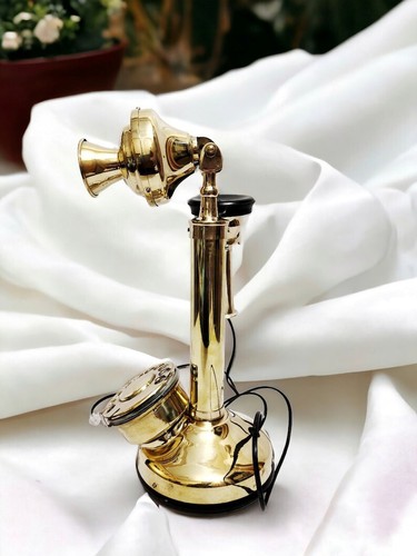 Vintage brass telephone for - vintage,