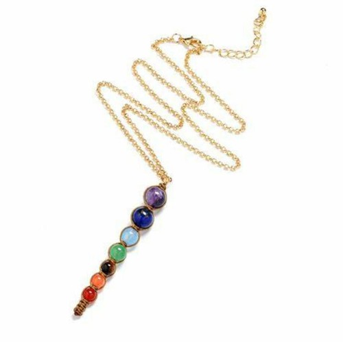 Chakra necklace balancing - necklace,