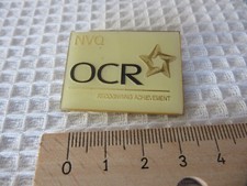NVQ OCR RECOGNISING ACHIEVEMENT RARE PIN BADGE  (# 63)