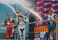 Shane SHAKEY BYRNE Superbike 12x8 SIGNED Photo Podium Trophy Autograph +RD COA