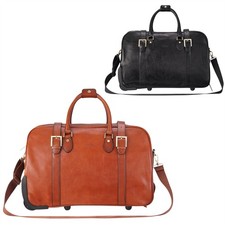 Genuine Leather Wheeled