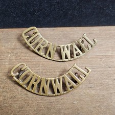 2 x British Army Brass