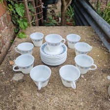 Vintage Pyrex Teacup & Saucer