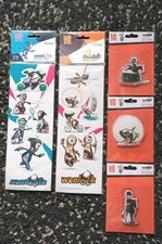 Wenlock And Mandeville 2012 Olympics Mascot Stickers.