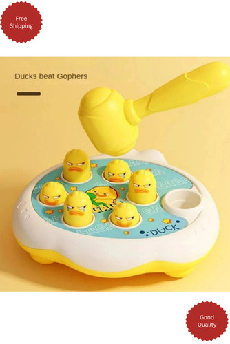 Duck baby toy montessori - duck,