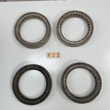 NOS Solid White Rubber Tyres