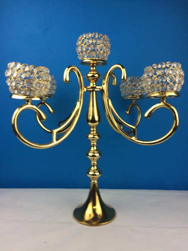 Traditional arm candelabra - traditional,