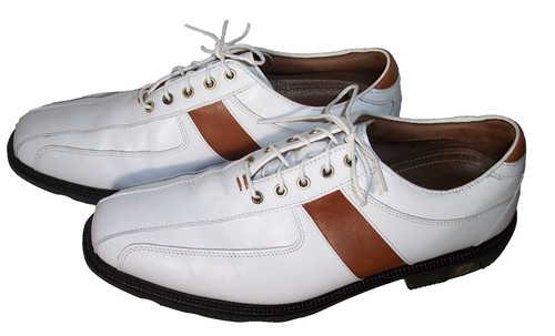 Footjoy icon brown - sz, brown/white