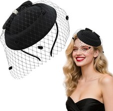 1PCS Gauze Fascinator Pillbox