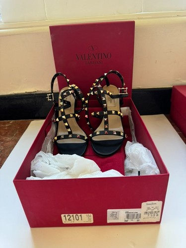 Valentino womens black strap