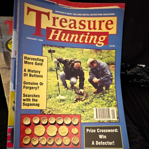Treasure hunting magazine - treasure,