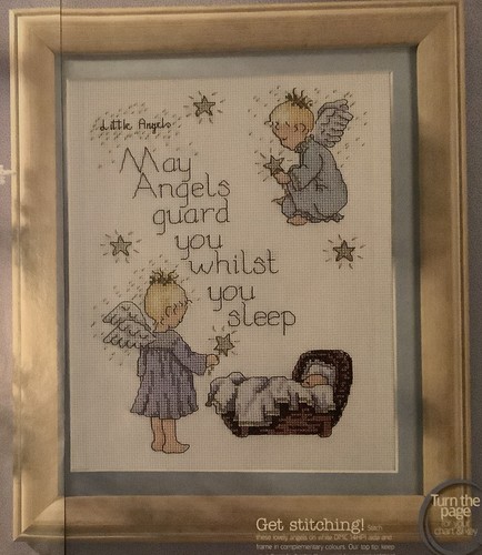 Cross stitch chart - chart, angel