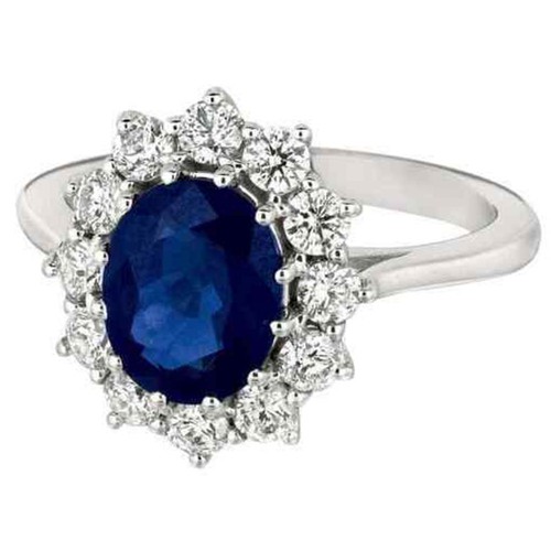 80ct oval cut blue sapphire - 2.80ct,