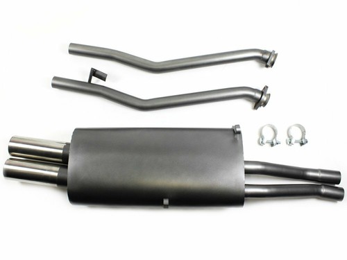 Sport exhaust 2x76mm for - sport, 3