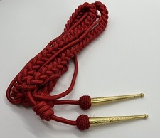 Aiguillette in Red Silk with