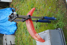 Husqvarna twin shock forks 40 mm 1984 complete with yokes, good usable condition