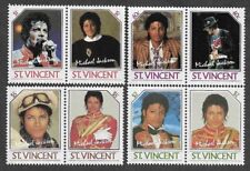 MICHAEL JACKSON POSTAGE STAMPS SET MNH ROCK POP MUSIC SINGER ST.VINCENT