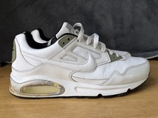 Nike Air Max Skyline Leather White / gray UK Size 10 (409999-100).