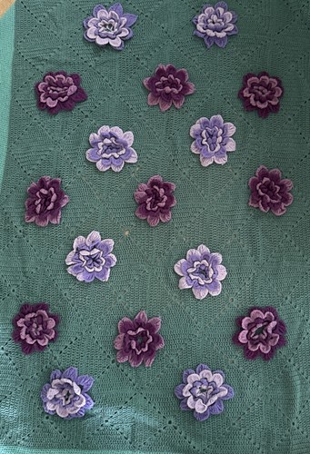 Large vintage handmade - , crochet