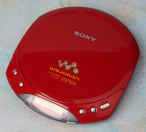 Vintage rare red - sony, cd