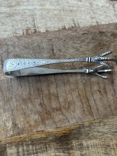 Antique sterling silver bird - silver,