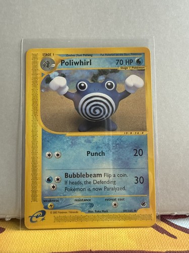 Pokemon card poliwhirl - card,