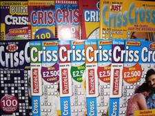 10 X CRISS CROSS PUZZLE BOOKS