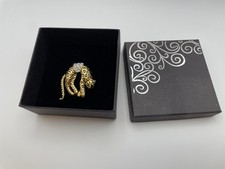 Bold 18K Gold Plated Leopard