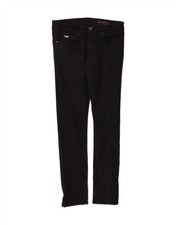 EMPORIO ARMANI Womens Slim Jeans W32 L29 Black DQ76