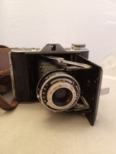 Vintage 1950's Ensign Selfix 16-20 Folding Camera Good Condition With Case