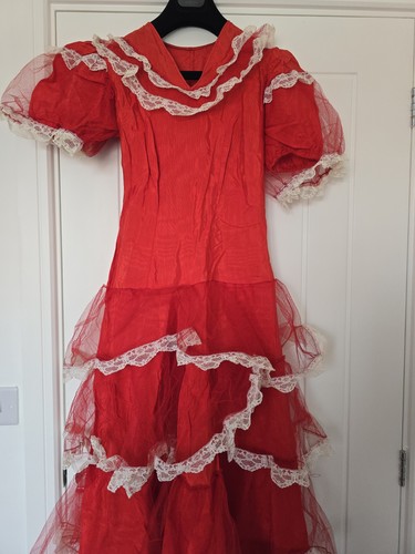 Vintage red flamenco spanish - vintage,