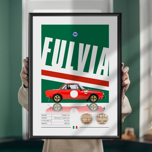 Lancia fulvia rallye wrc - lancia, fulvia,