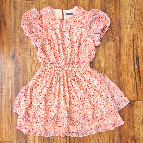 Papaya size pink - pink, floral