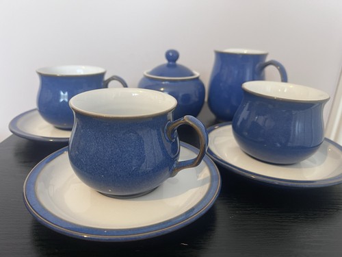 Denby imperial blue 8pc tea - blue,
