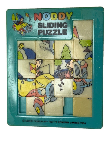 Noddy sliding puzzle - noddy,