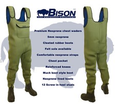 BISON OLIVE GREEN 5MM NEOPRENE
