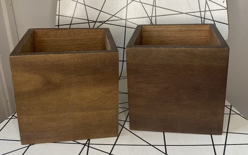 Wooden cube wall lights 2 - cube, x