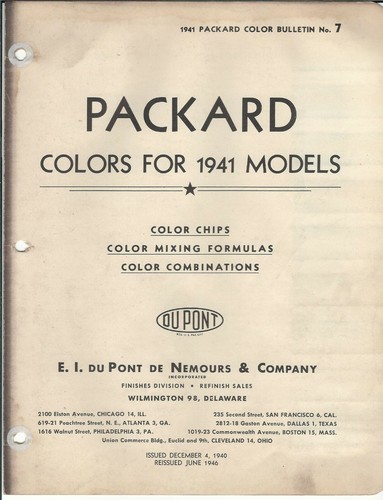 1941 packard paint chips - paint,