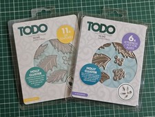 TODO Letterpress Hot Foil Plates And Die Templates Bundle - Holly Cluster